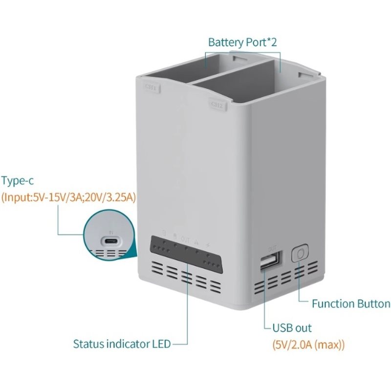 Drone Battery Smart - A53M-Untuk Pengisi Daya Baterai Drone DJI