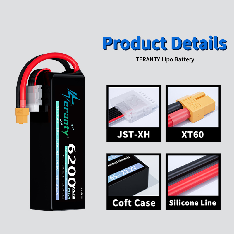 Baterai Lipo TERANTY 6S 6200mA - Drone Battery 6S ulasan dan harga