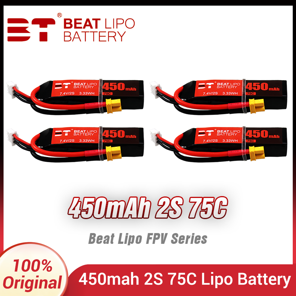 BEAT 2S 7.4V 450MAh 75C Batera - Drone Battery Li-Ion ulasan dan harga